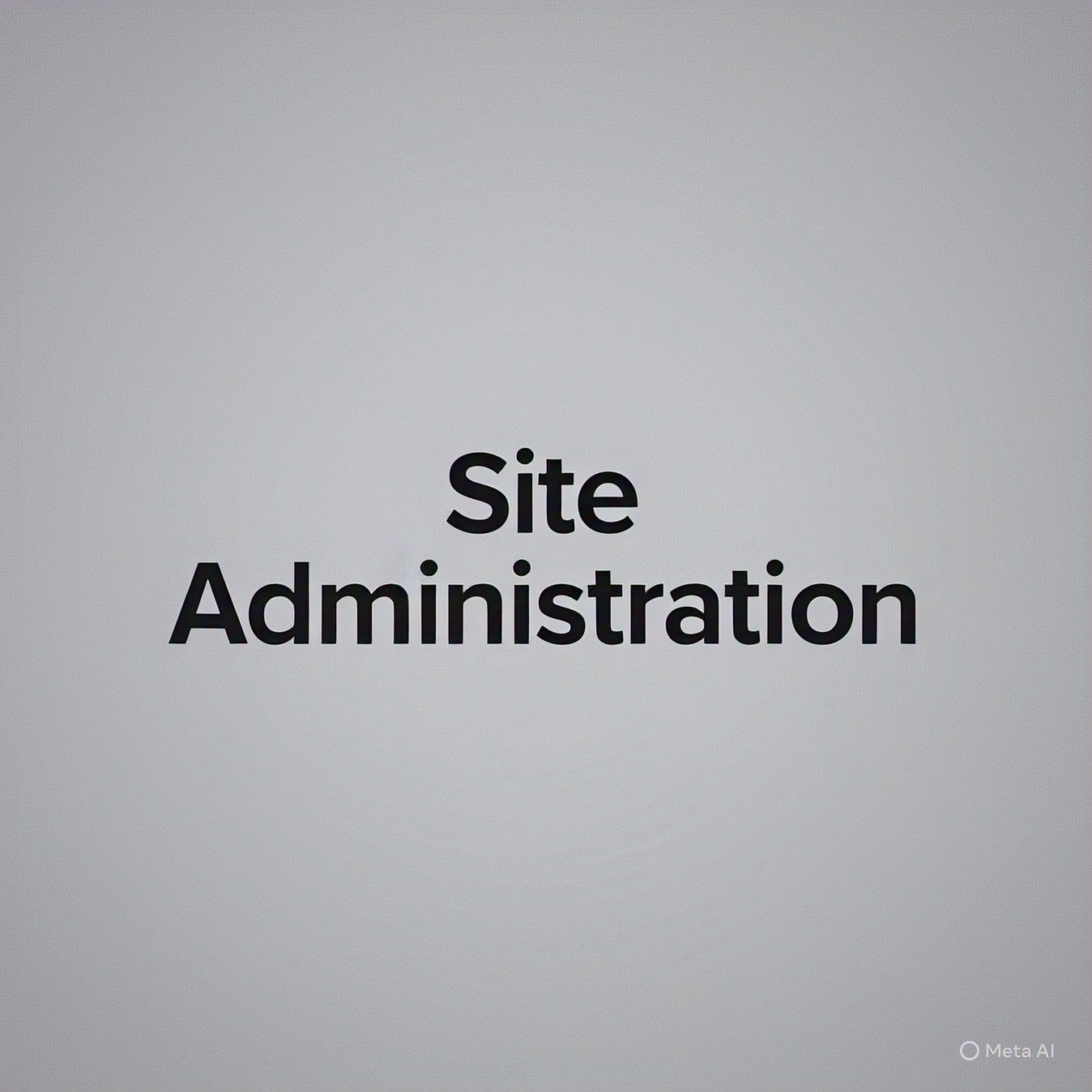 Site Admin
